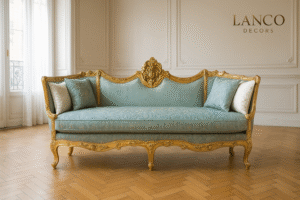 Lanco Decors Louis XVI Rococo Sofa