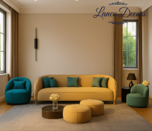 Lanco Contemporary Living Room Sofa Set