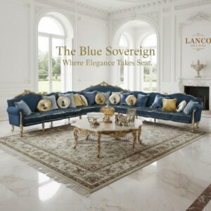 The Blue Sovereign – Imperial Sectional Sofa