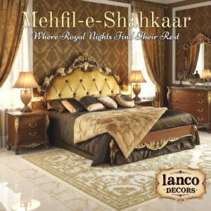 Mehfil-e-Shahkaar – The Royal Velvet Bedroom Set