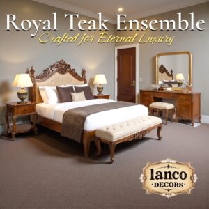 Royal Teak Ensemble – Luxury Bedroom Collection