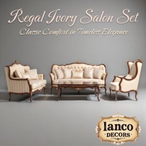 Regal Ivory Salon Set – Timeless Parlour Elegance Collection