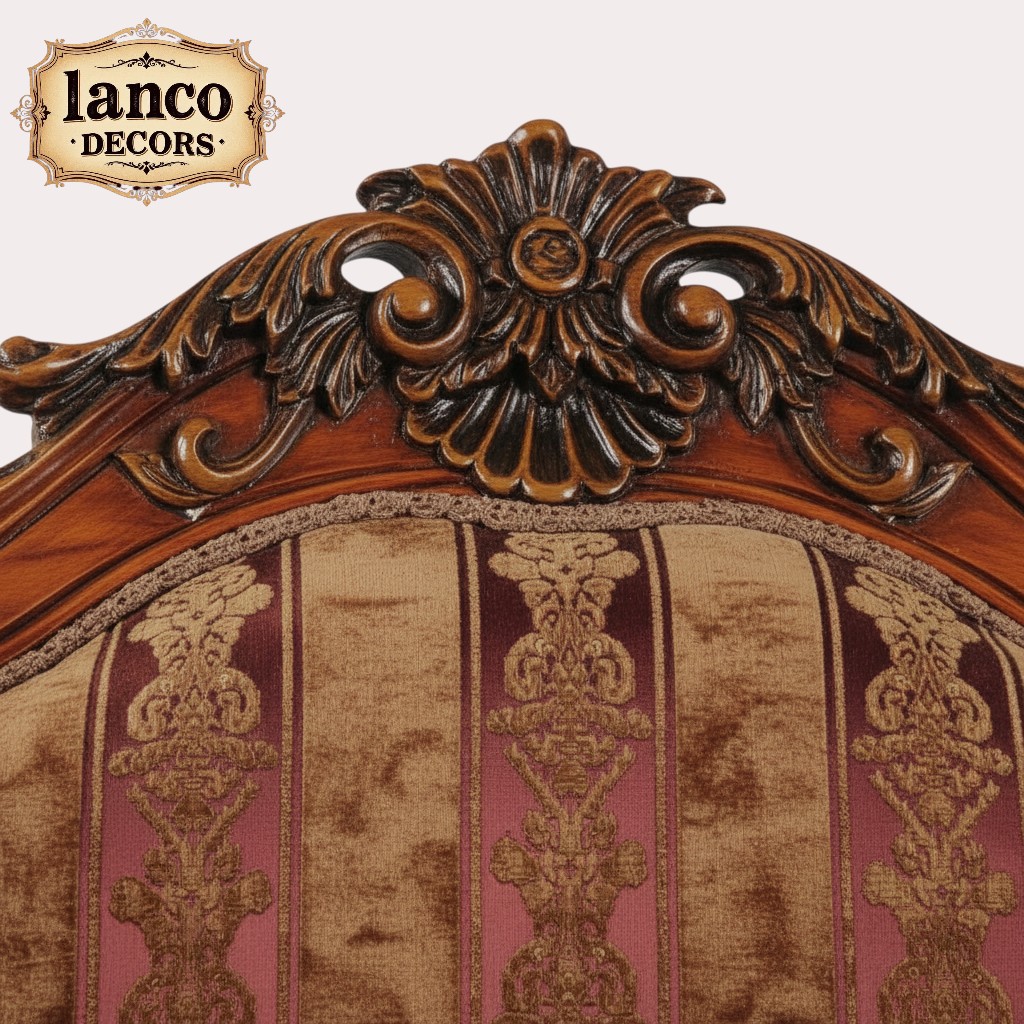 Classic Serenity Chair – Handcrafted Teakwood Elegance - Image 2