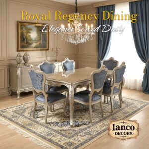 Royal Regency Dining Set – 8-Piece Luxury Ensemble