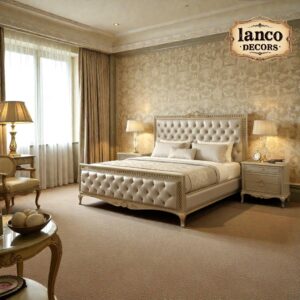 "Versailles Elegance Tufted King Bed by Lanco Decors"
