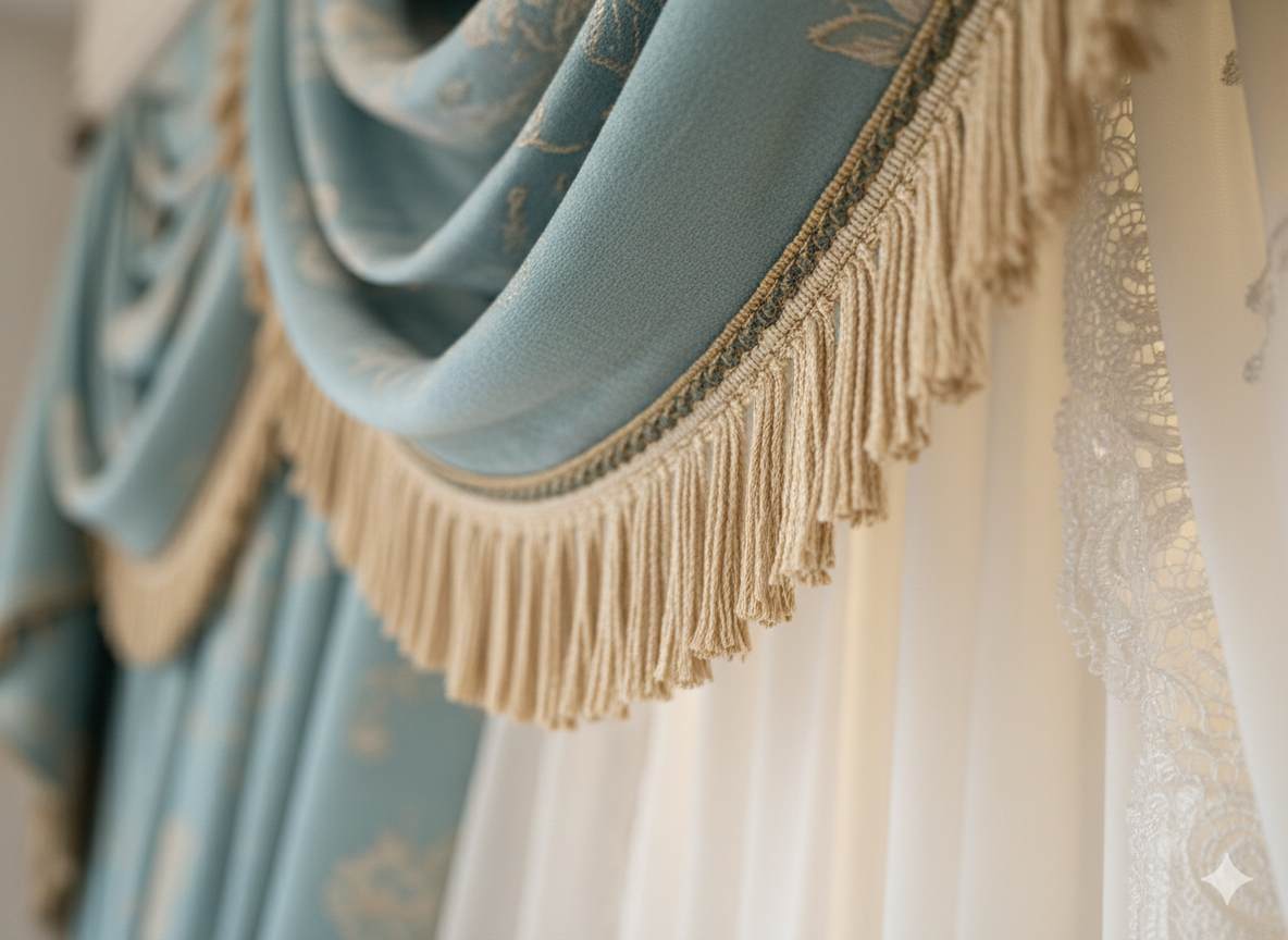 Aqua Royale Drapes - Image 4