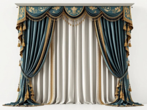 The Imperial Verdant Drapery Set by Lanco Decors