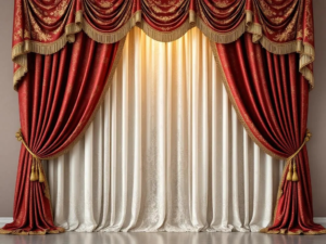 The Regal Drape – Imperial Velvet Curtain Set