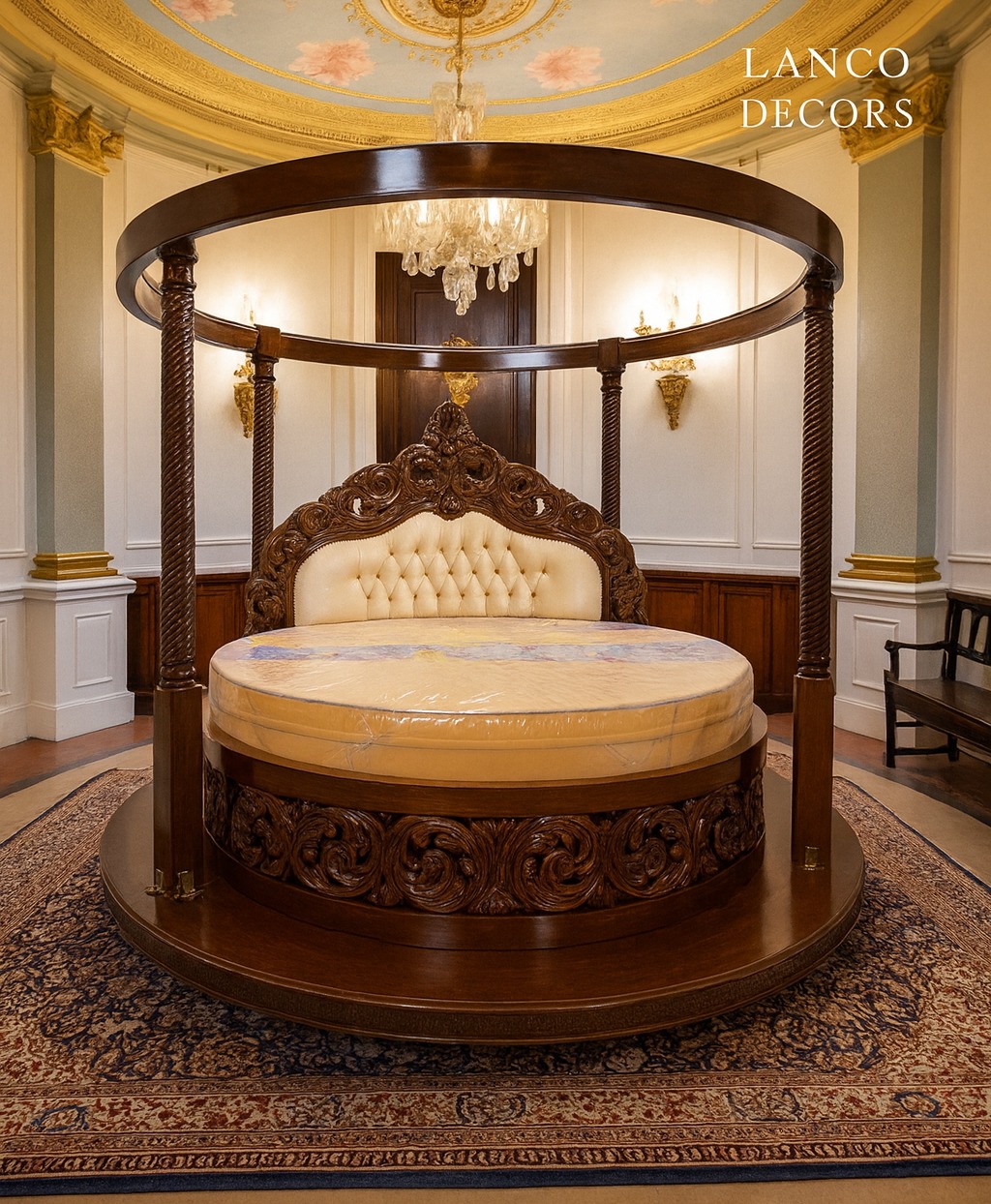 Shab-e-Nawroz Round Canopy Bed