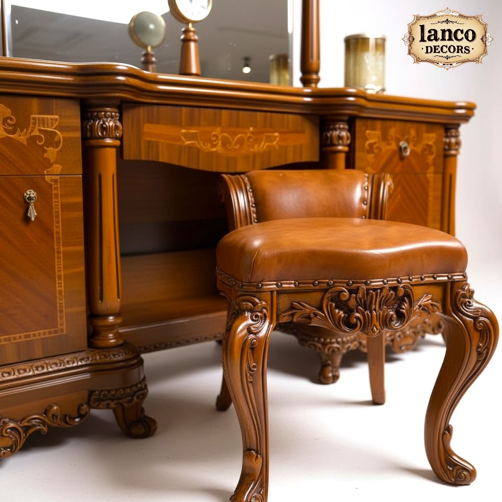 Teak Vanity Console - Image 3