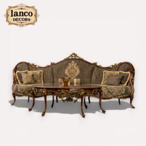 The Grand Marquise Settee by Lanco Decors