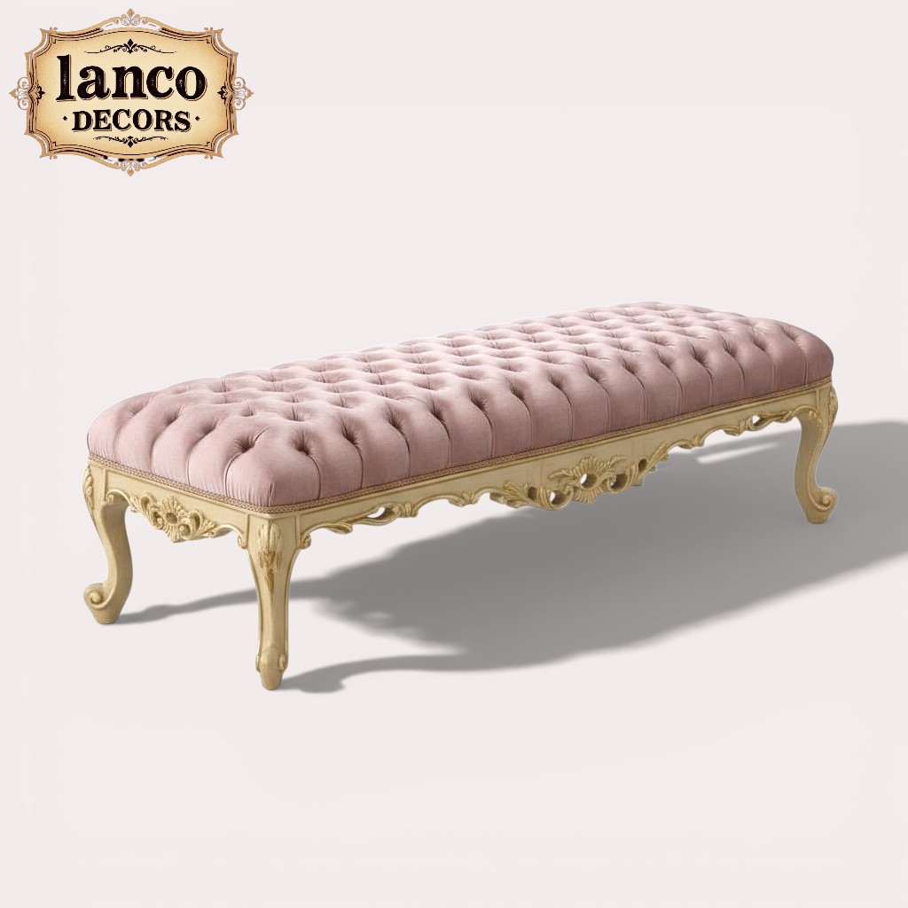 Blush of the Crown Bed – Heritage Rose Gold Luxury Bed by Lanco Decors - Image 4