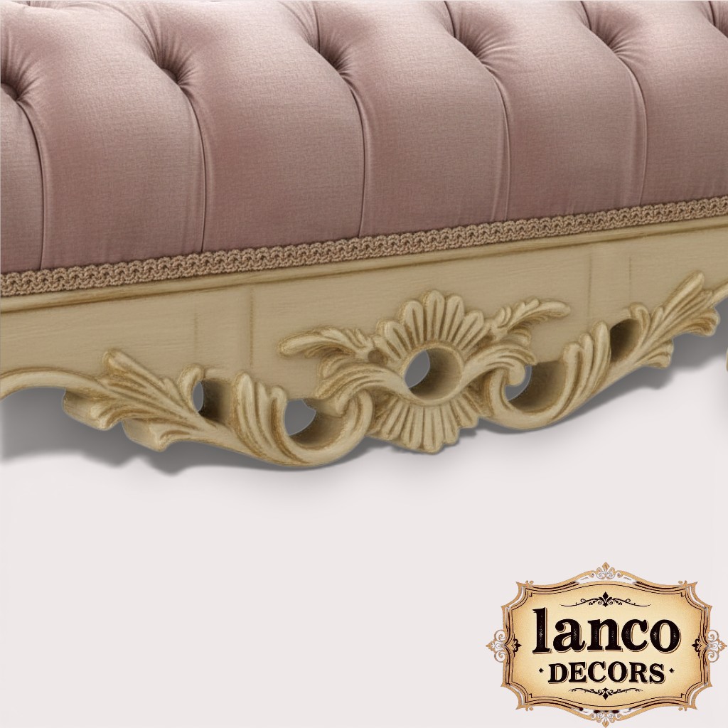 Blush of the Crown Bed – Heritage Rose Gold Luxury Bed by Lanco Decors - Image 2