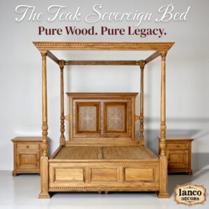 The Teak Sovereign Bed – by Lanco Decors