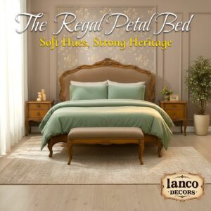 The Regal Petal Bed by Lanco Decors