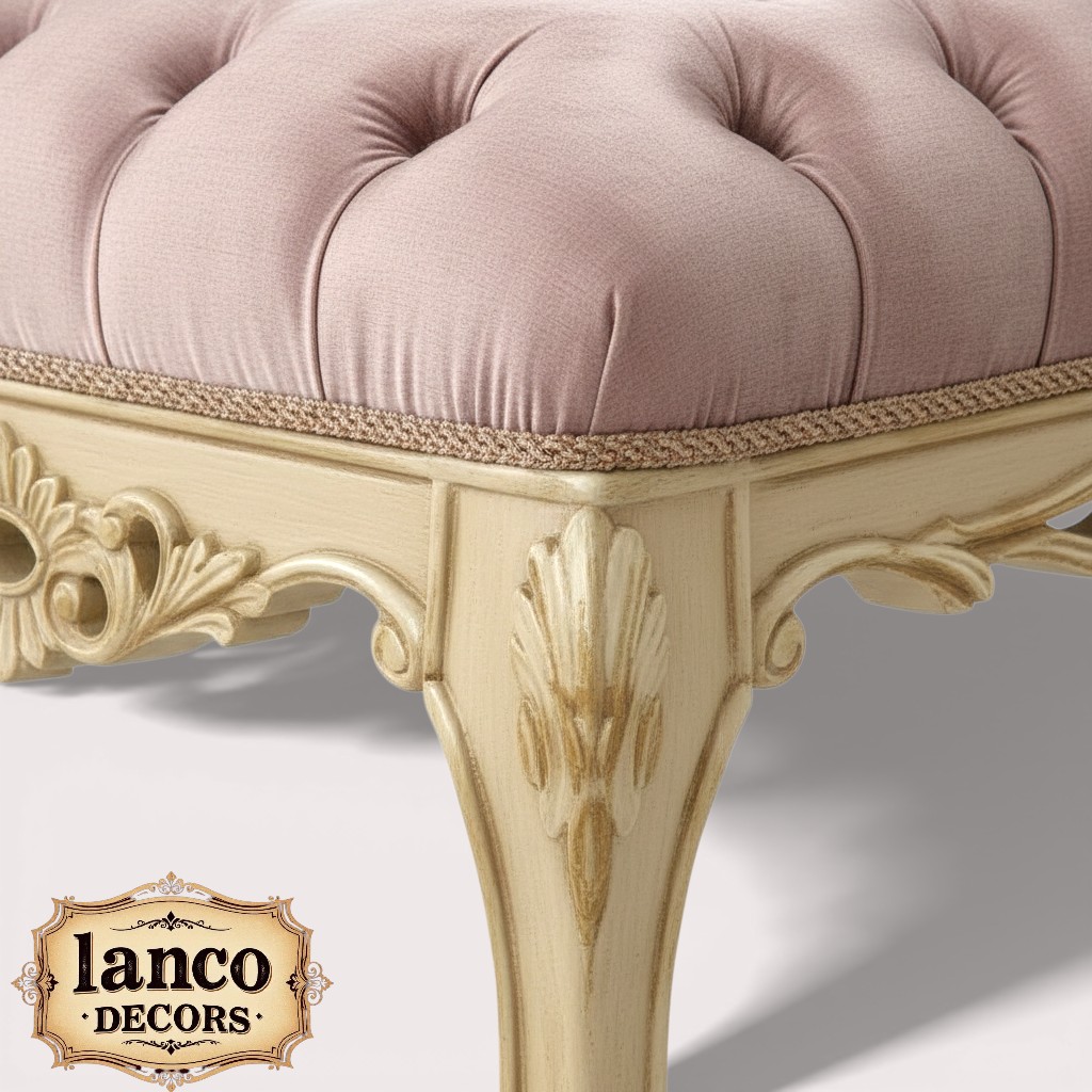 Blush of the Crown Bed – Heritage Rose Gold Luxury Bed by Lanco Decors - Image 3