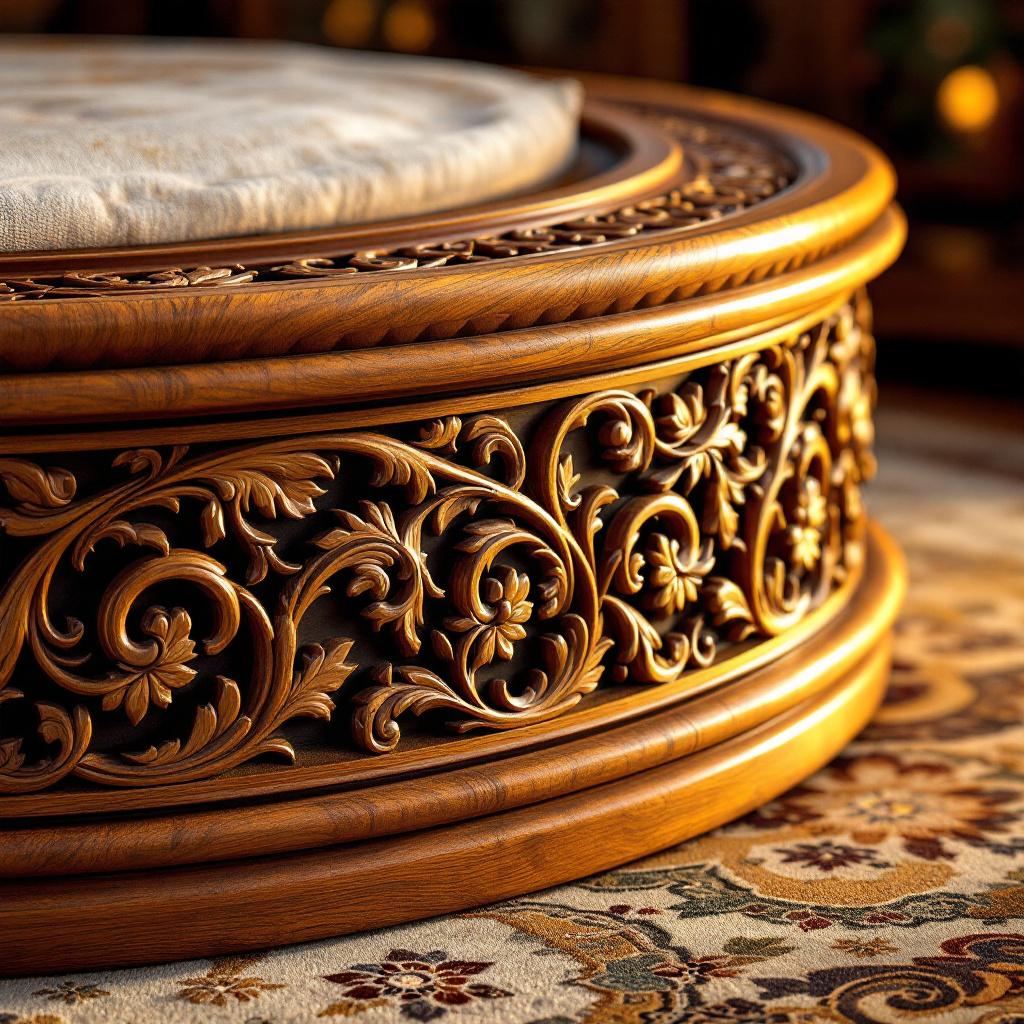 Shab-e-Nawroz Round Canopy Bed - Image 4