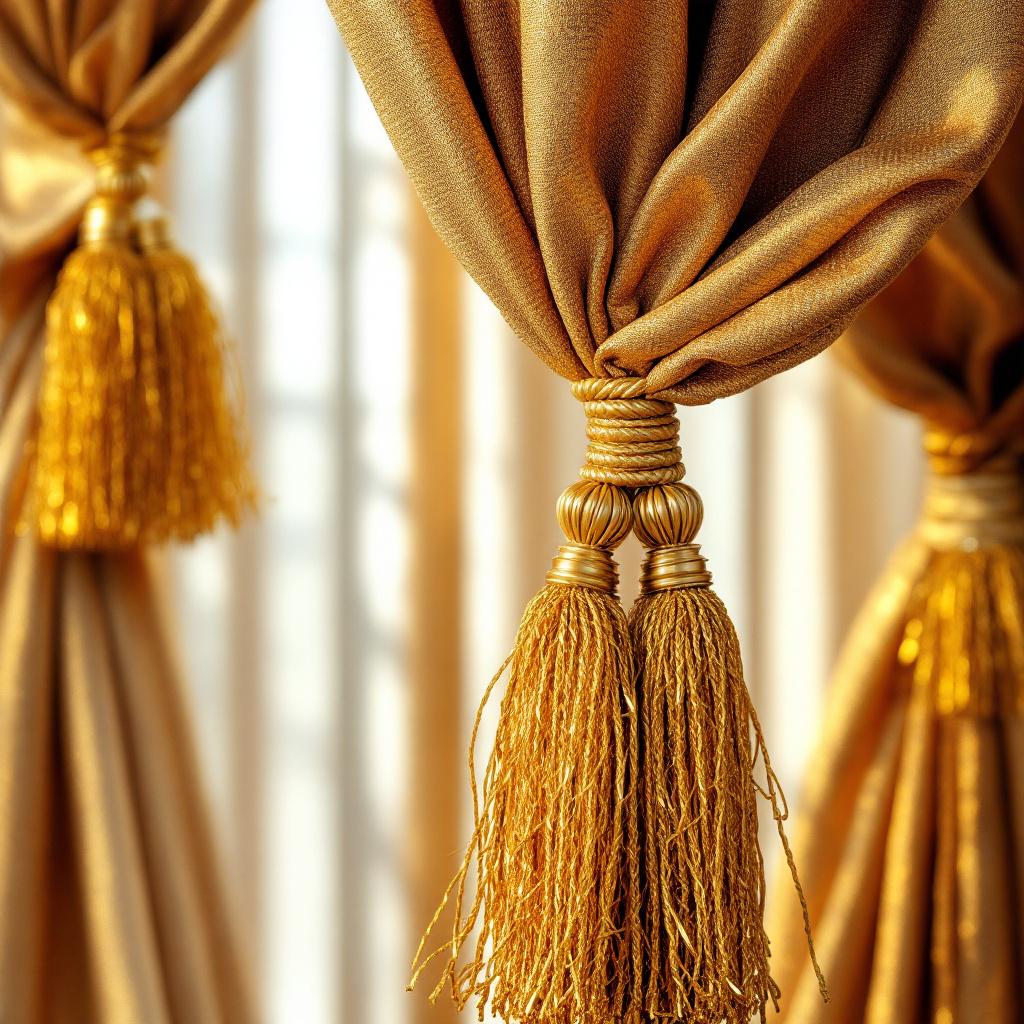 The Sovereign Drape – Luxe Bronze Curtain Ensemble - Image 9