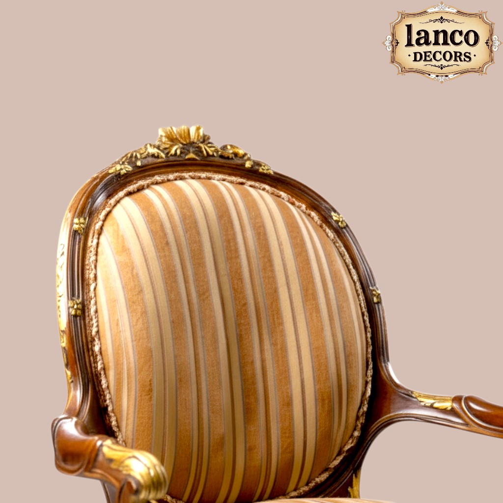 The Imperial Residency Medallion – Solid Teakwood Colonial Armchair - Image 2