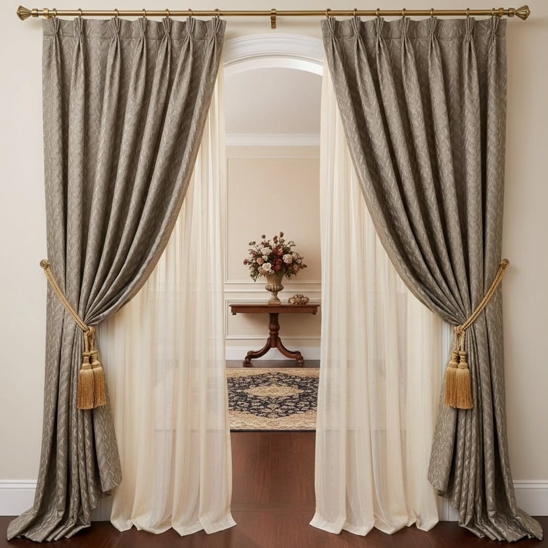 Regal Haven Textured Drapes - Image 2