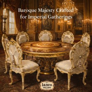 Baroque Majesty Imperial Round Dining Set