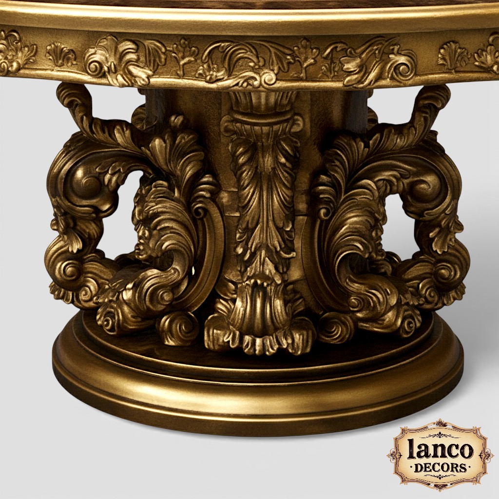 Baroque Majesty Imperial Round Dining Set - Image 7