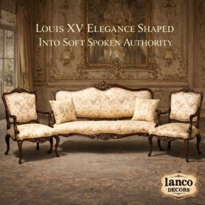 Louis XV Royal Carved Sofa Set (3+1+1)