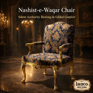 Nashist-e-Waqar Royal Gilded Accent Chair