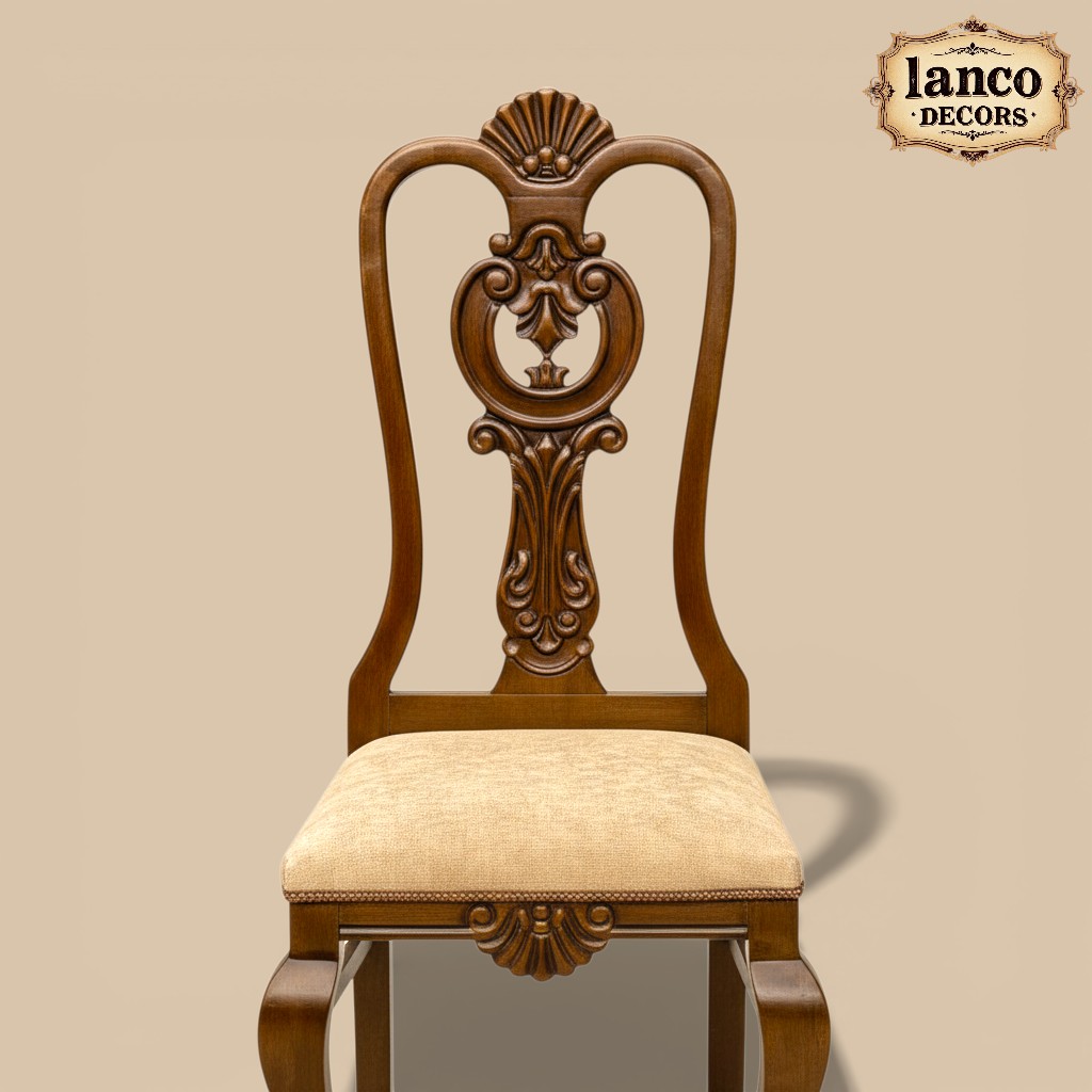 Royal Colonial Heritage – Solid Teakwood Round Dining Table Set - Image 3