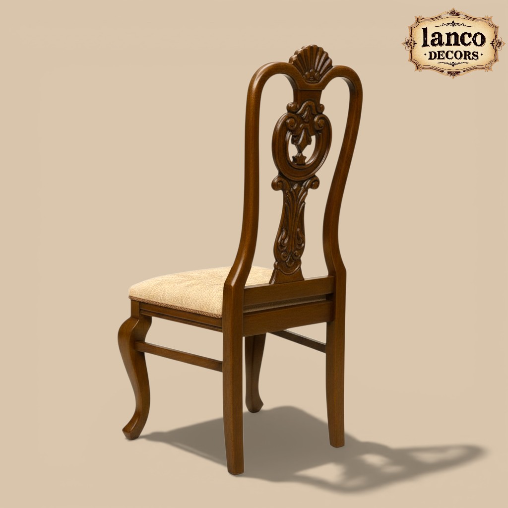 Royal Colonial Heritage – Solid Teakwood Round Dining Table Set - Image 2