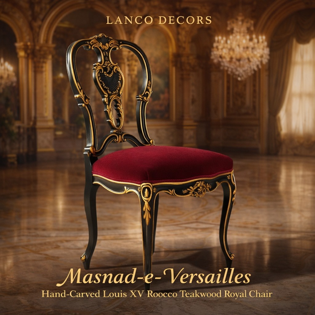 Masnad-e-Versailles Royal Accent Chair