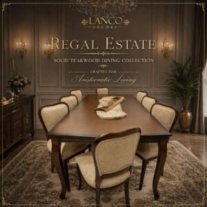Regal Estate Solid Teakwood Dining Collection