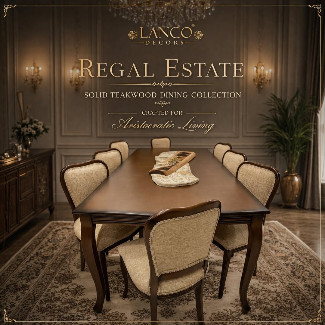 Regal Estate Solid Teakwood Dining Collection