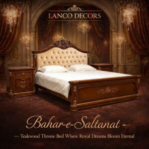 Bahar-e-Saltanat Royal Throne Bed