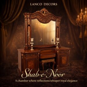 Shab-e-Noor Imperial Teakwood Vanity Console