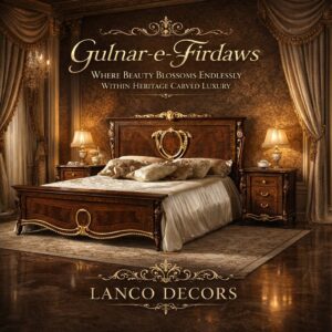 Gulnar-e-Firdaws Royal Teakwood Bed