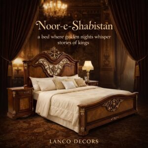 Noor-e-Shabistan Royale Teakwood Bed