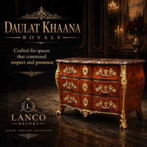 Daulat Khaana Royale – Imperial Teakwood Console Chest