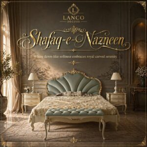 Shafaq-e-Nazneen – Royal Teakwood Bedroom Suite