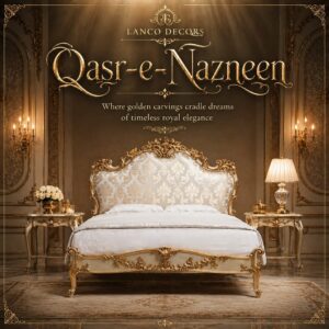 Qasr-e-Nazneen – Imperial Teakwood Bed