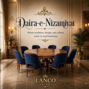 Daira-e-Nizamiyat – Imperial Teakwood Dining Collection