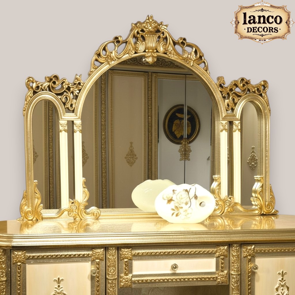Bazm-e-Shaistagi – Imperial Gold Dressing Console - Image 4