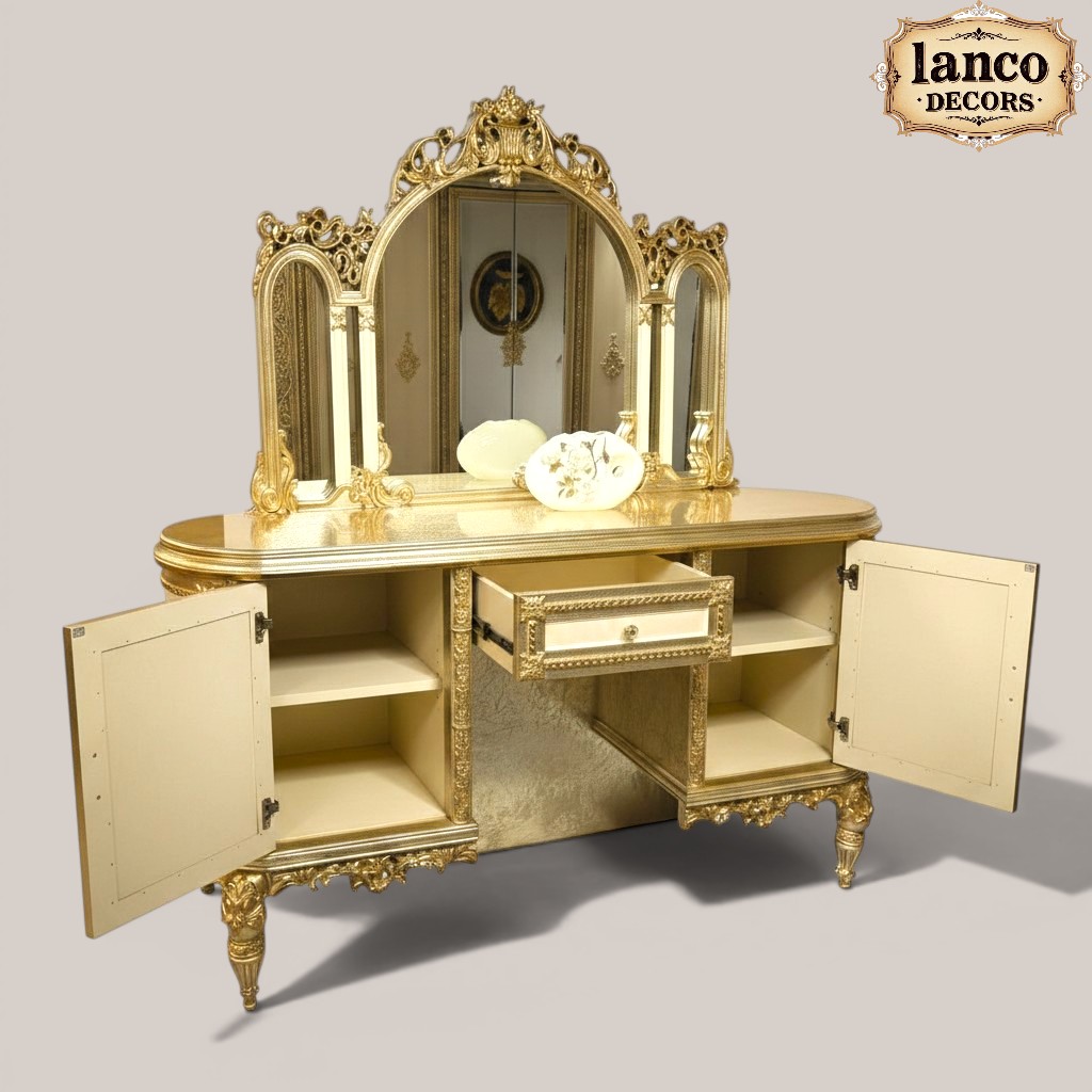 Bazm-e-Shaistagi – Imperial Gold Dressing Console - Image 2