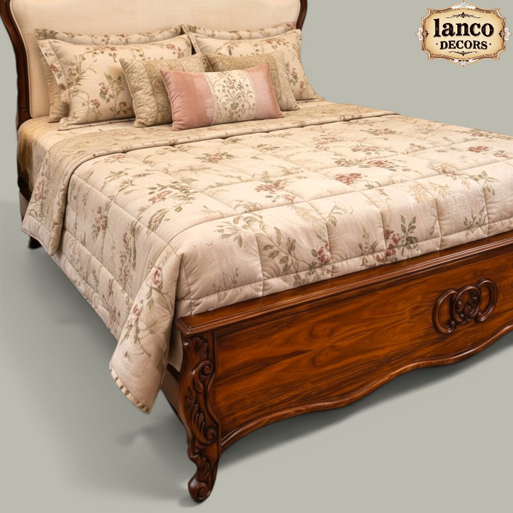 Jashn-e-Nazneen Royal Teakwood Bed - Image 5