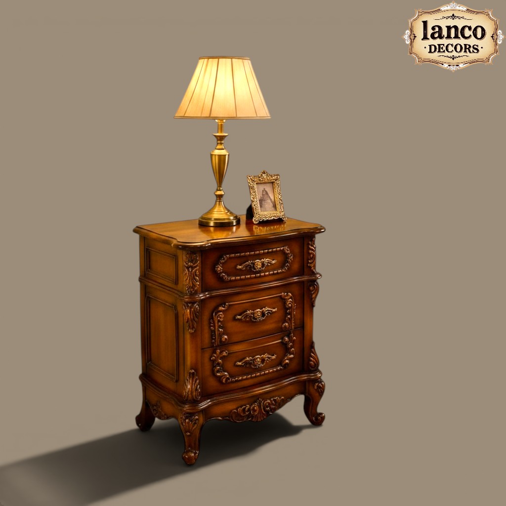 Gulzar-e-Ihtiraam Royal Tufted Teakwood Bed - Image 3