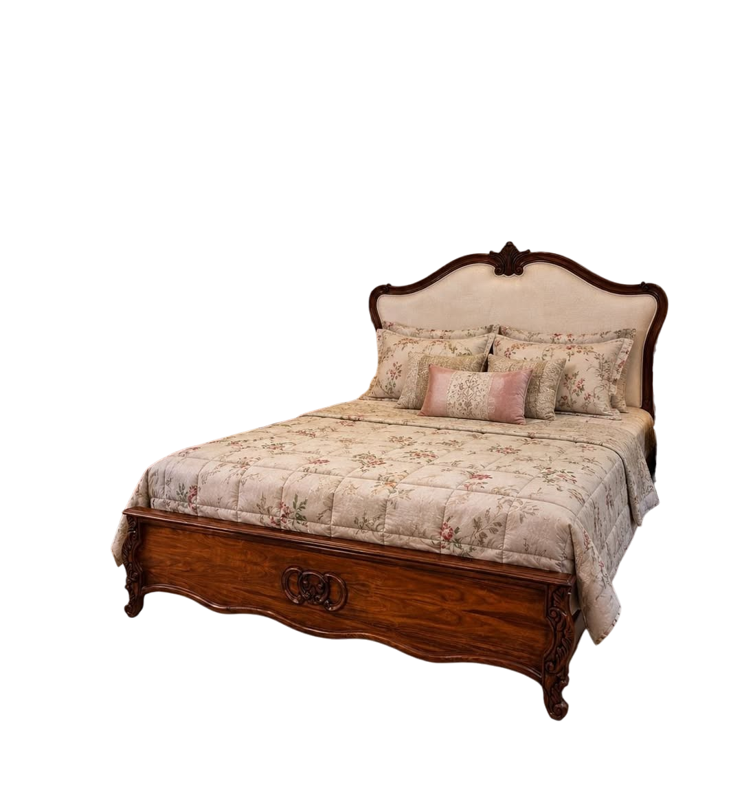 Jashn-e-Nazneen Royal Teakwood Bed - Image 8
