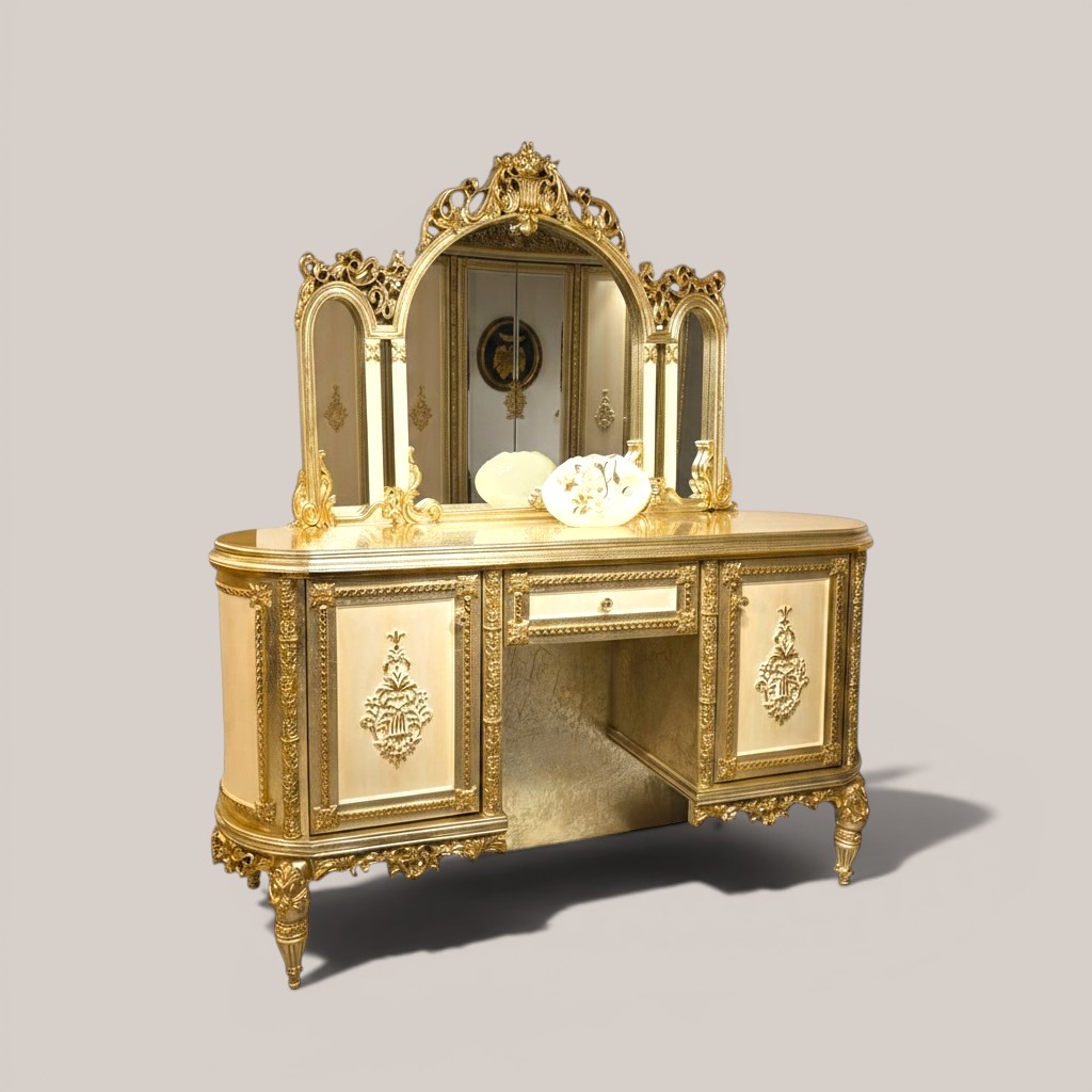 Bazm-e-Shaistagi – Imperial Gold Dressing Console - Image 5