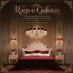 Raqs-e-Gulistan – Royal Velvet Teakwood Bedroom Collection