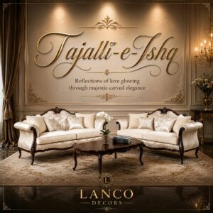 Tajalli-e-Ishq – Royal Teakwood Sofa Set