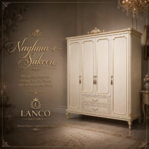 Naghma-e-Sukoon – Royal Teakwood Wardrobe (4 Door)